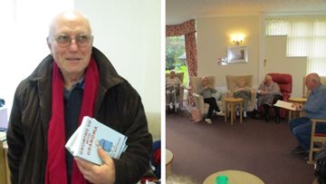 Published author visits Residents at Harley Grange care home